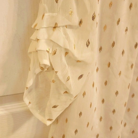 Sara Michelle white blouse size large - Picture 4 of 9